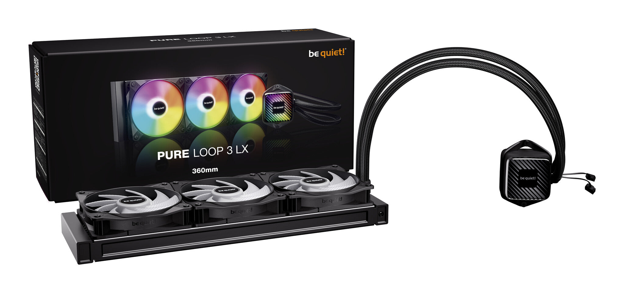 be quiet! PURE LOOP 3 LX 360mm All-in-One CPU Liquid Cooler - Black (BW031EU)