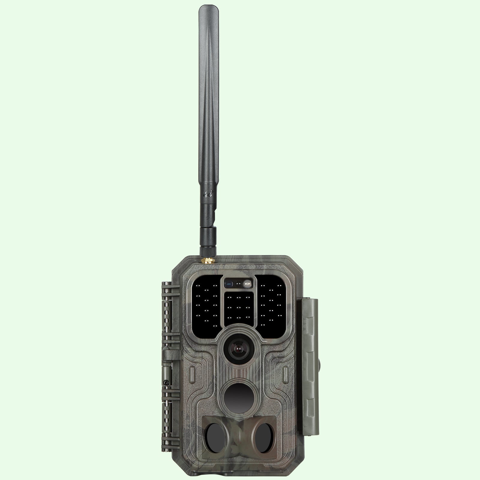 4G LTE Wildkamera Fotofalle Wildtierkamera mit SIM-Karte 120° Bewegungserkennung 48MP 1296P Nachtsicht IP66 wasserdicht und 32GB SD Karte A390G Red