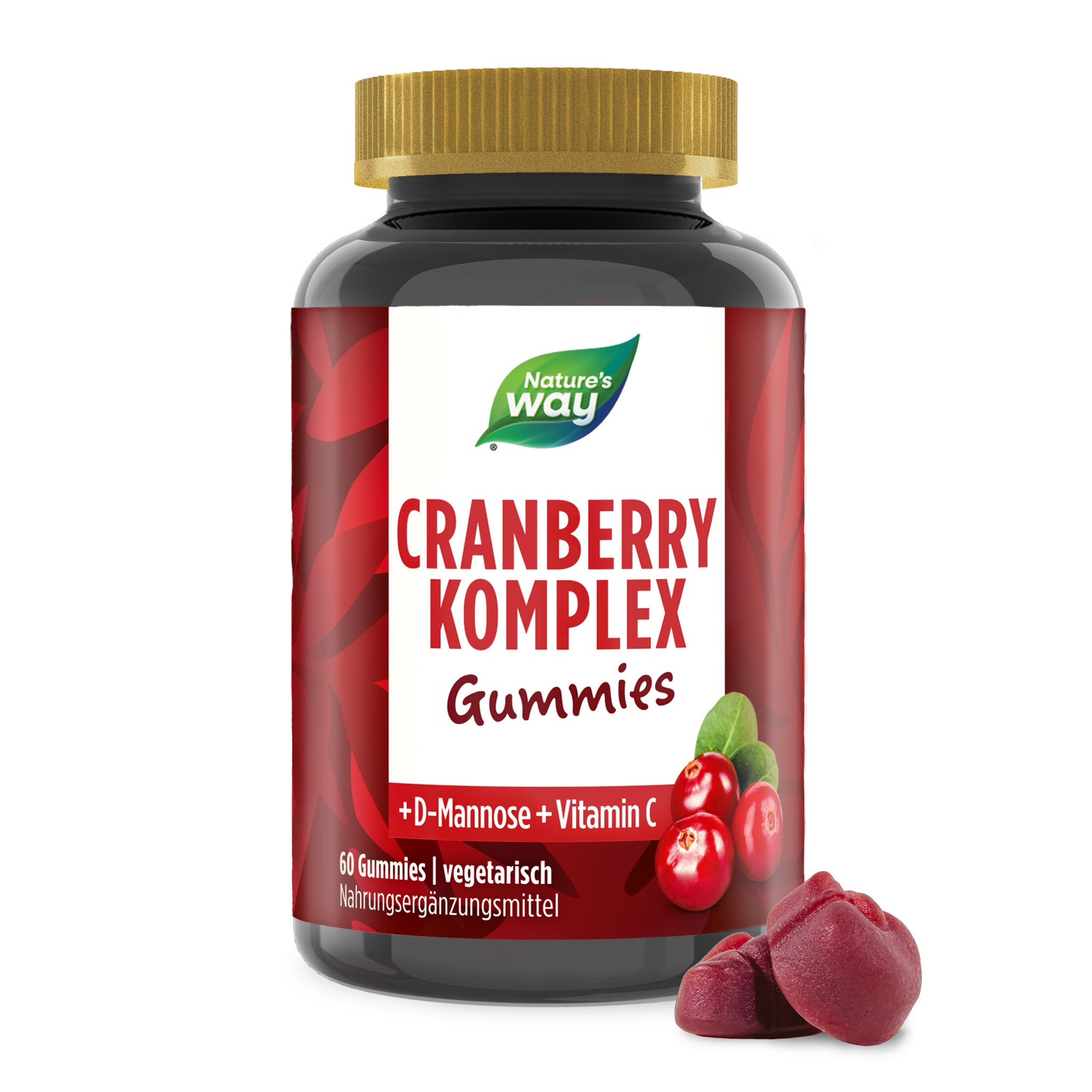Cranberry Gummies – Cranberry & D-Mannose, Cranberry-Geschmack