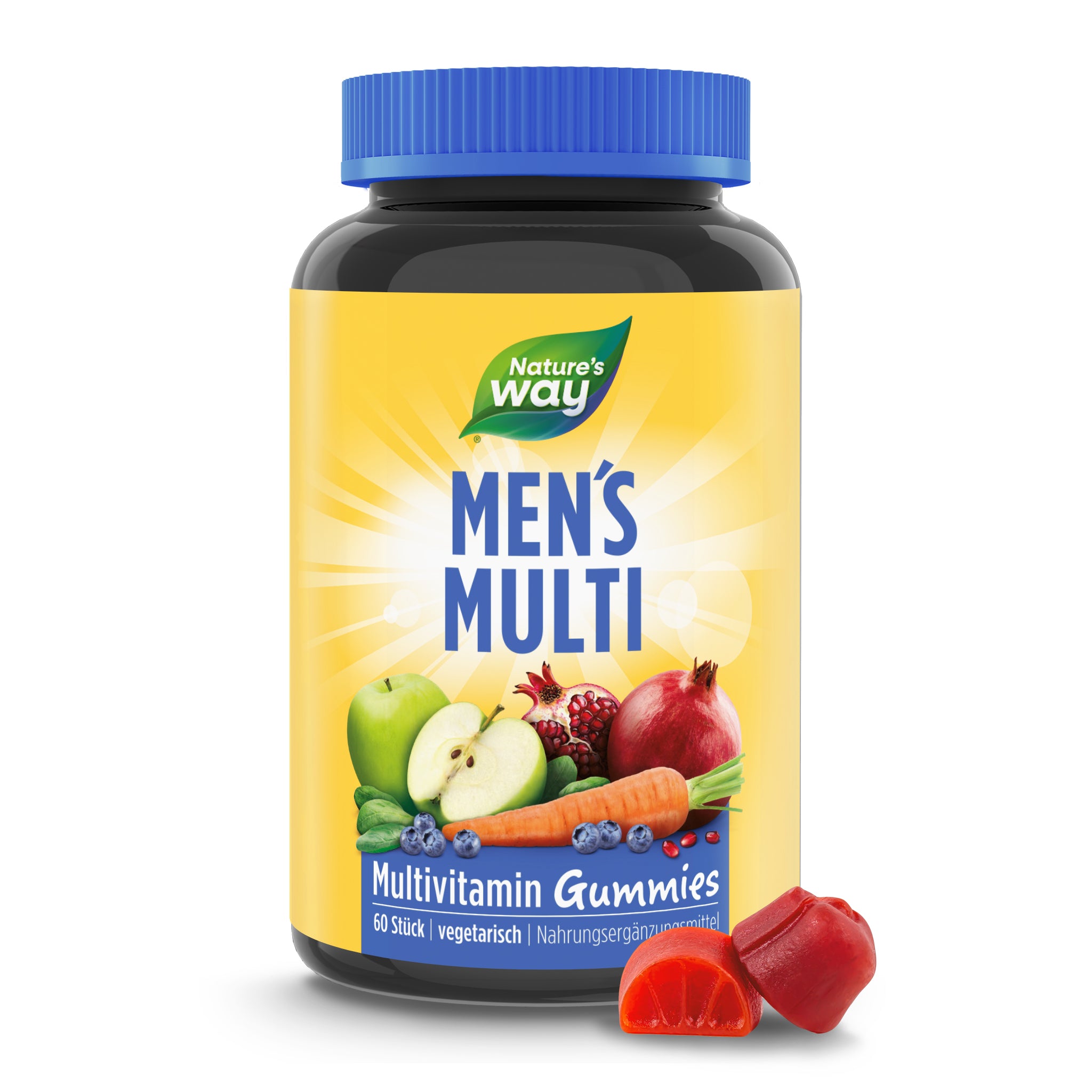 Men’s Multivitamin Gummies – A-Z-Vitamine für Männer, Frucht-Geschmack