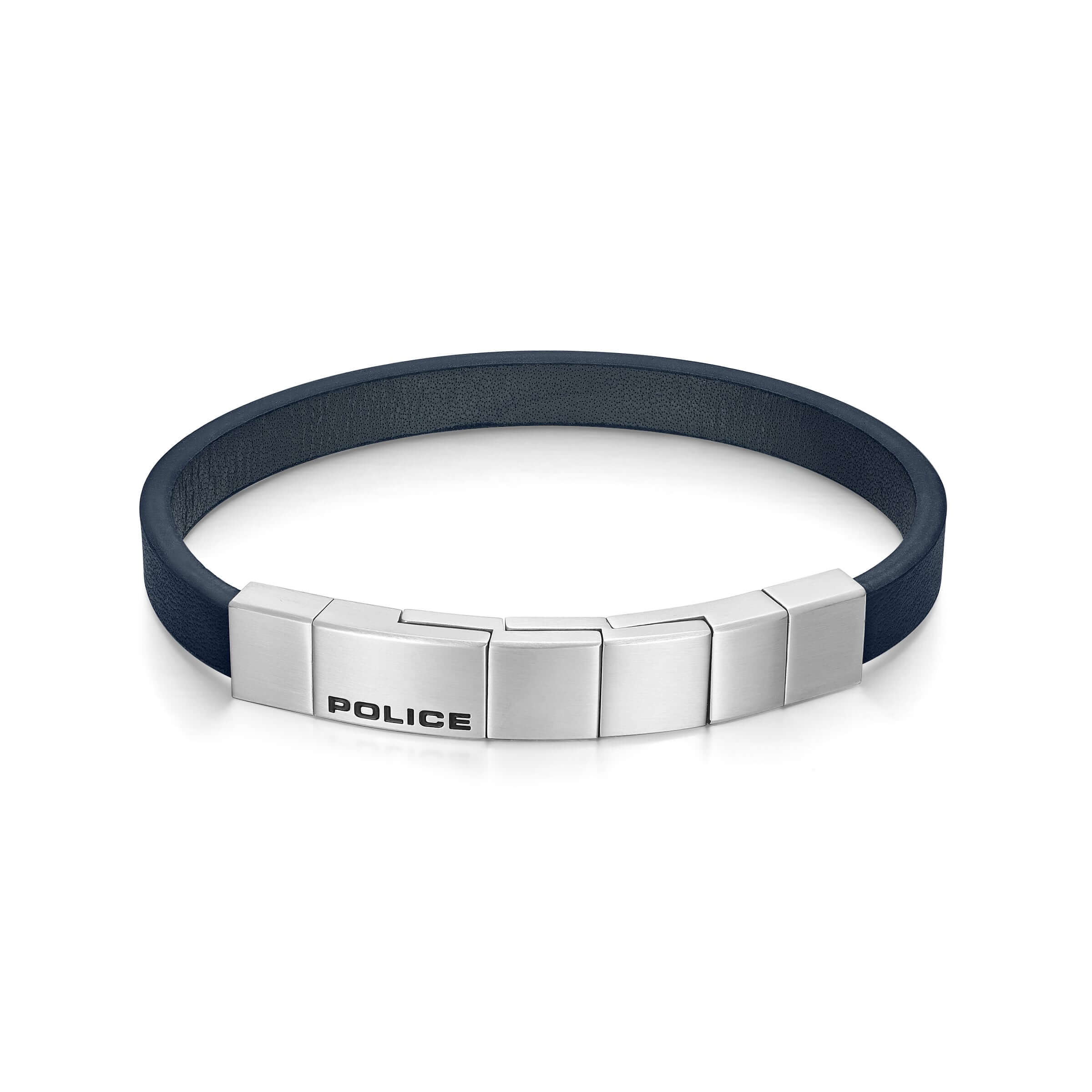 Police Herren Armband Leder Blau Herrenarmband Lederarmband Lederband Schmuck Herrenaccessoires