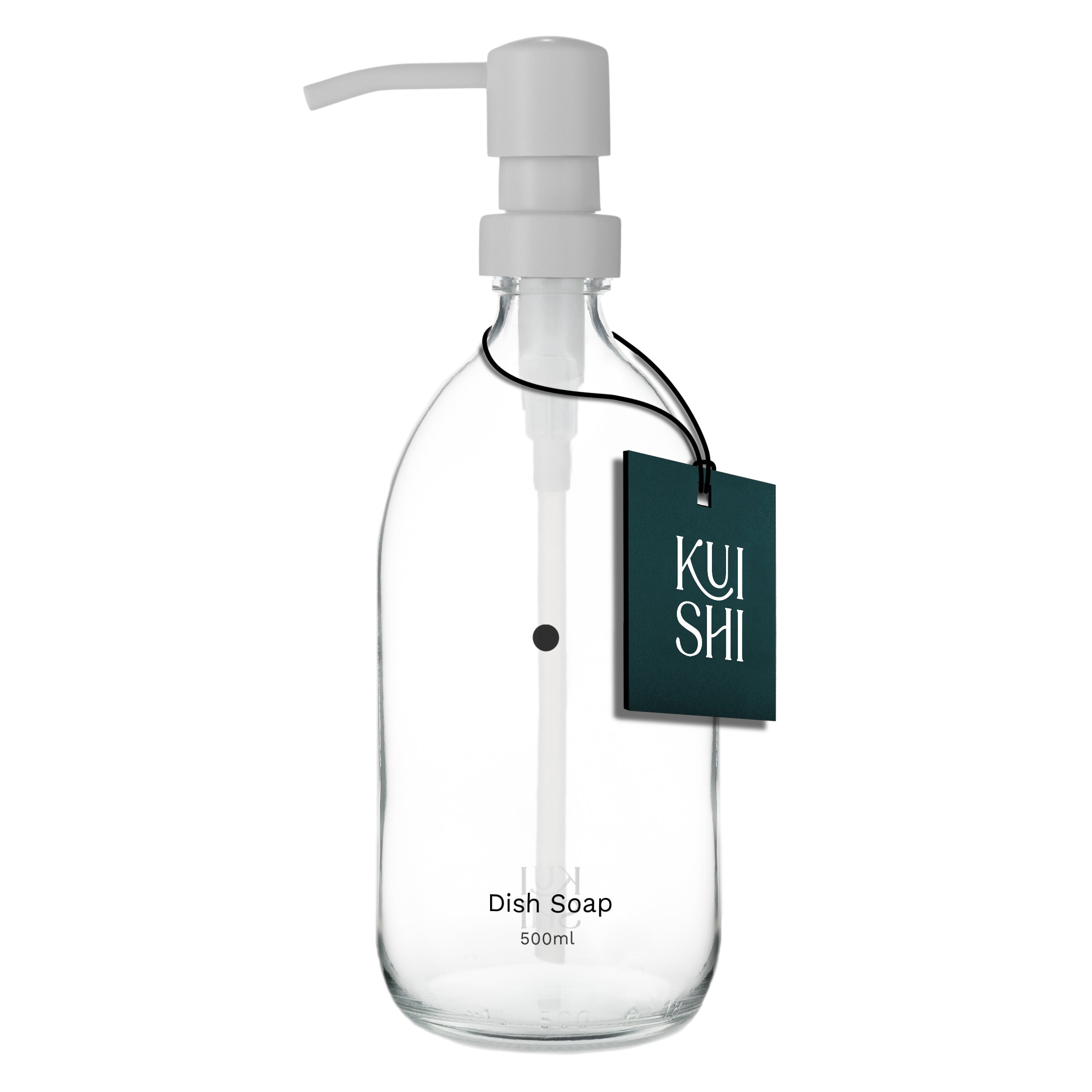 Minimalistischer transparenter Seifenspender