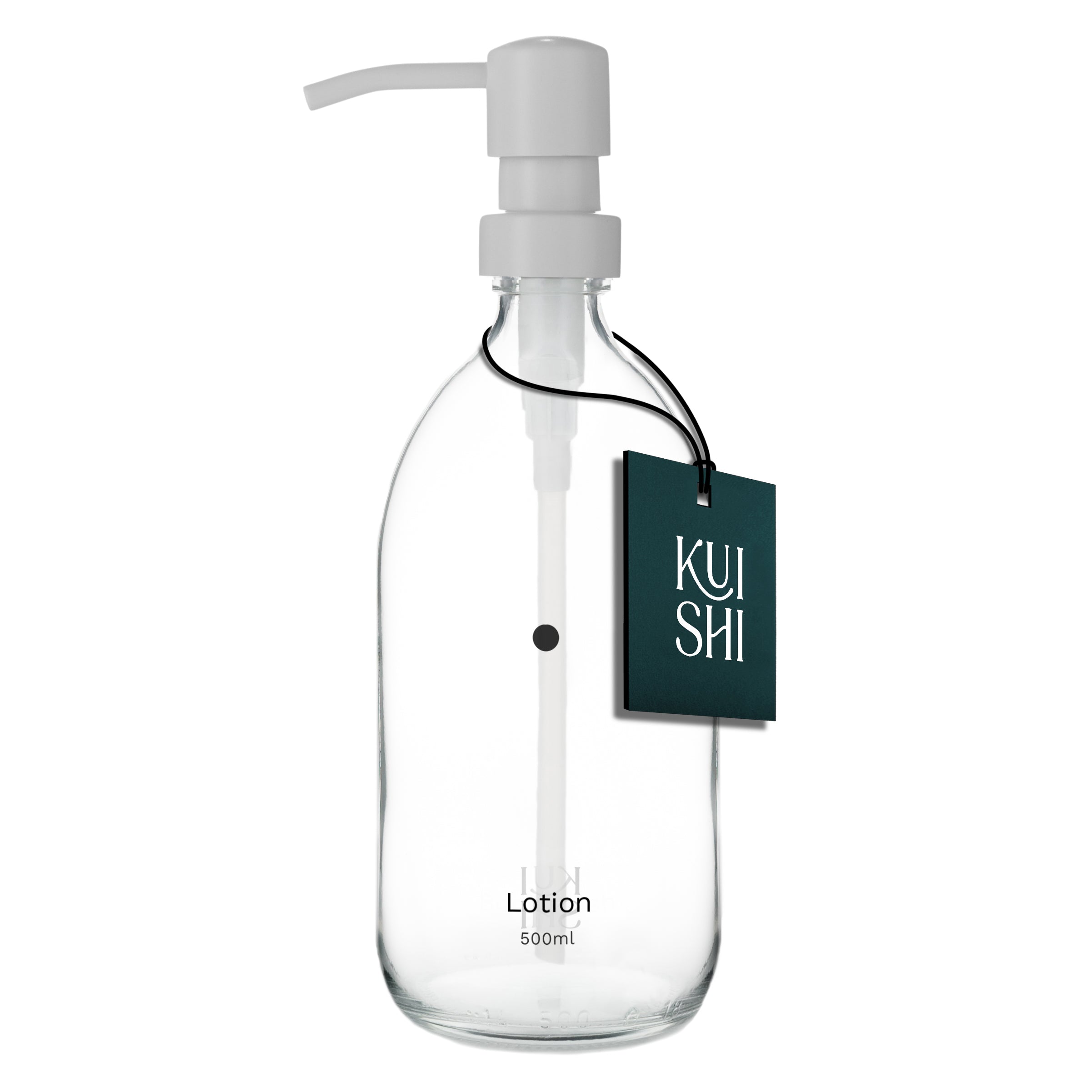 Minimalistischer transparenter Seifenspender