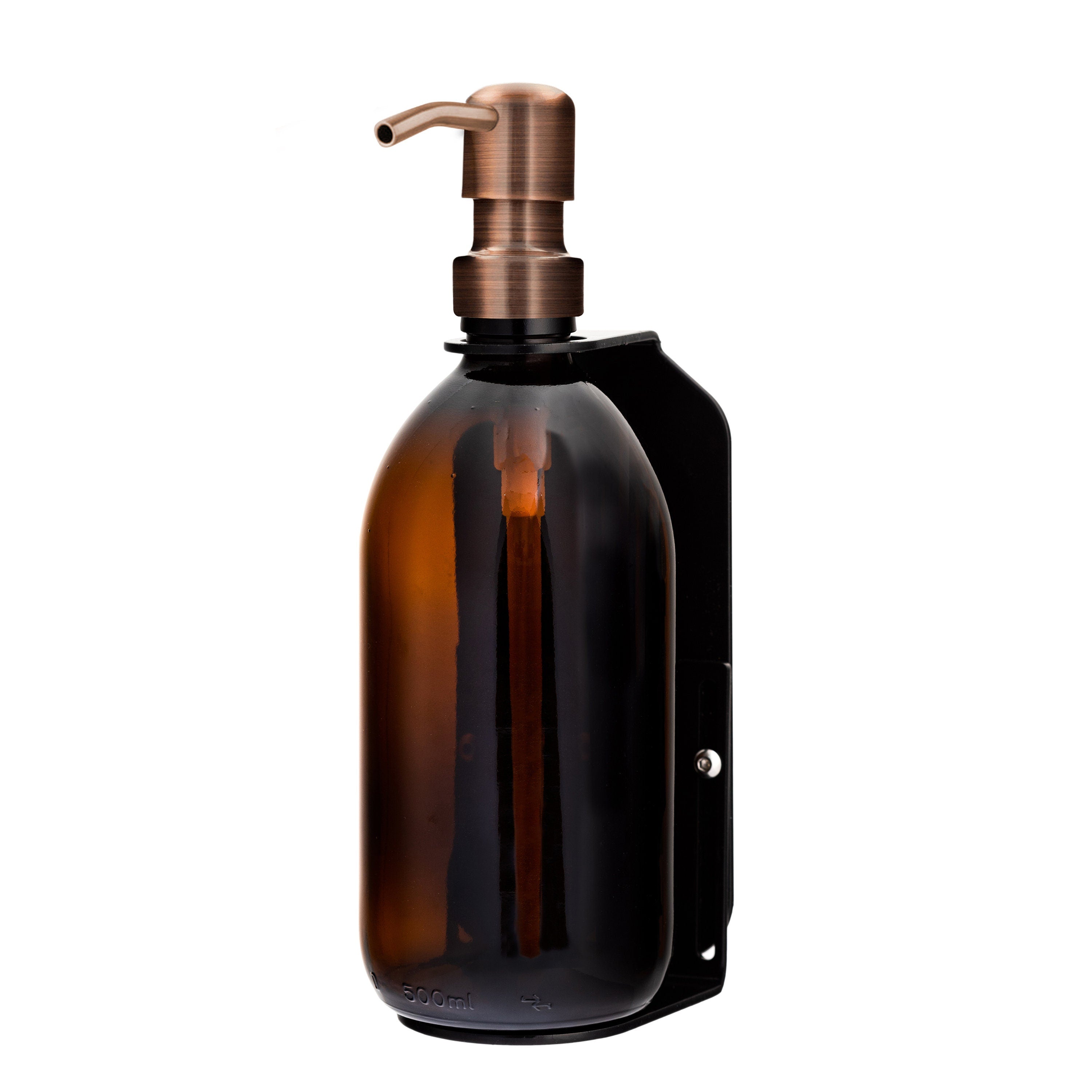 Seifenspender Schwarz Wandmontage