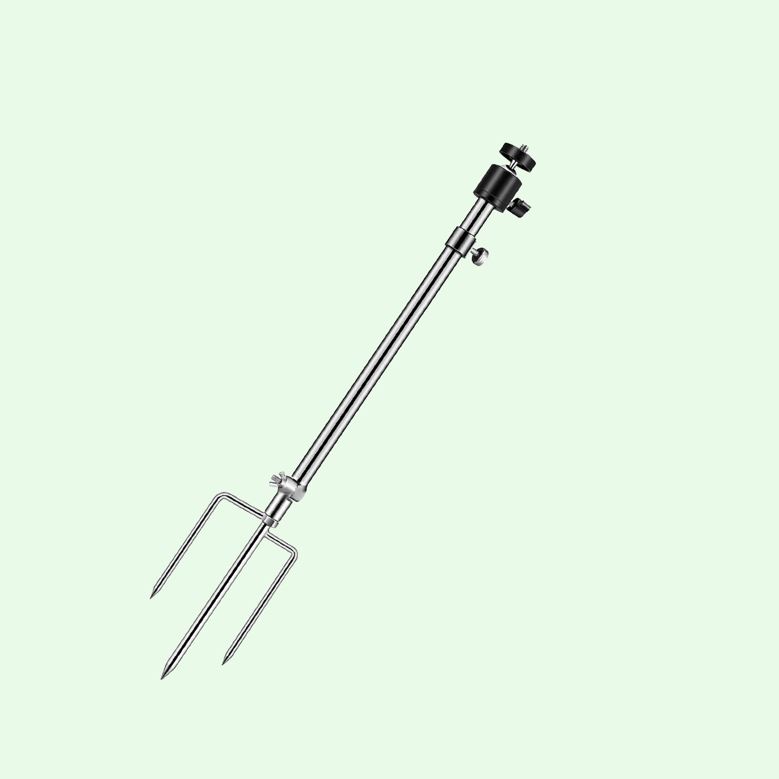 Wildkamera Halterung, Dicke Faltbare Edelstahlhalterung, 360° verstellbar, Universalgewindeanschluss 1/4''-20(6mm) für Solarpanel, Nachtangel-Lichter