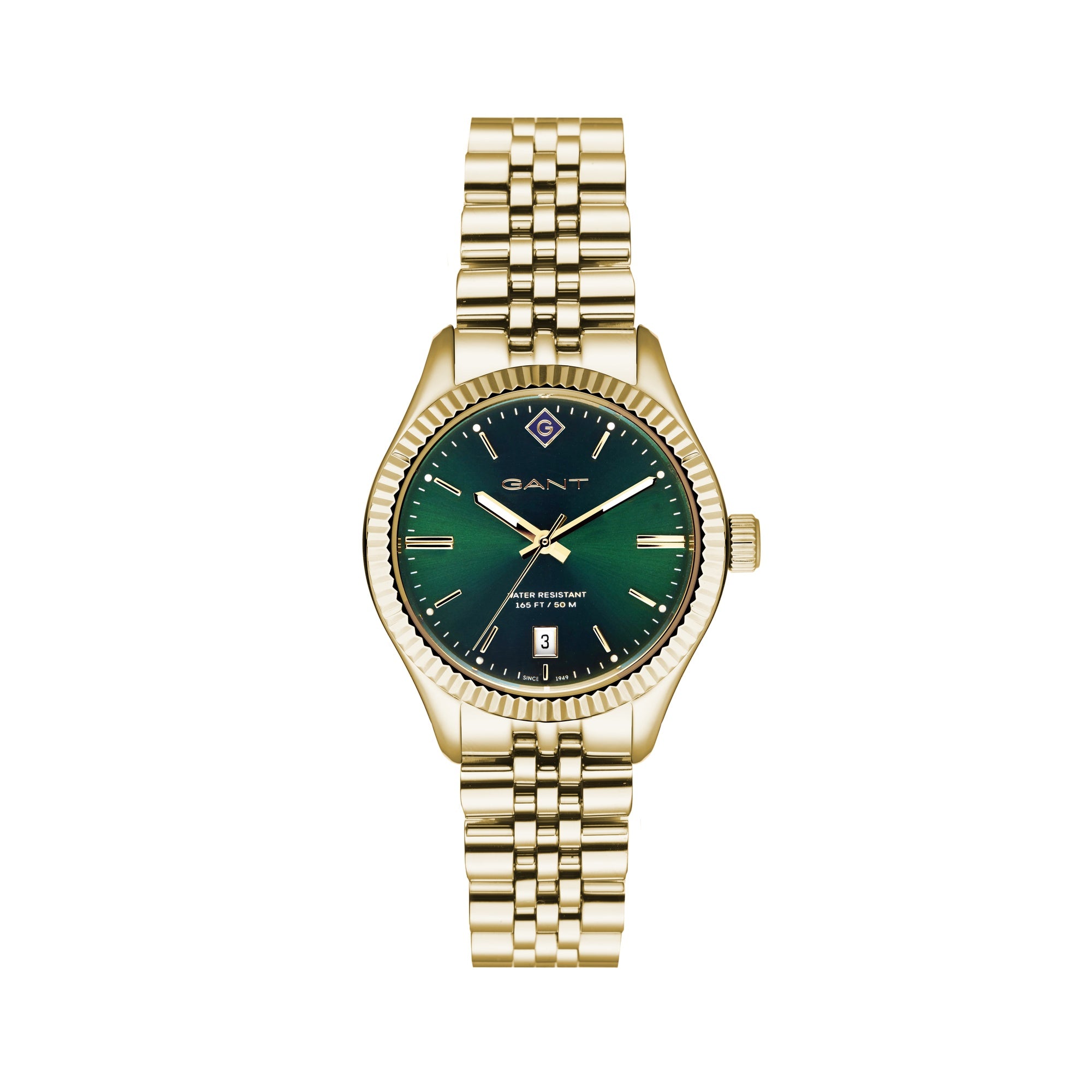 Sussex-IPG, 34mm, gold/grün