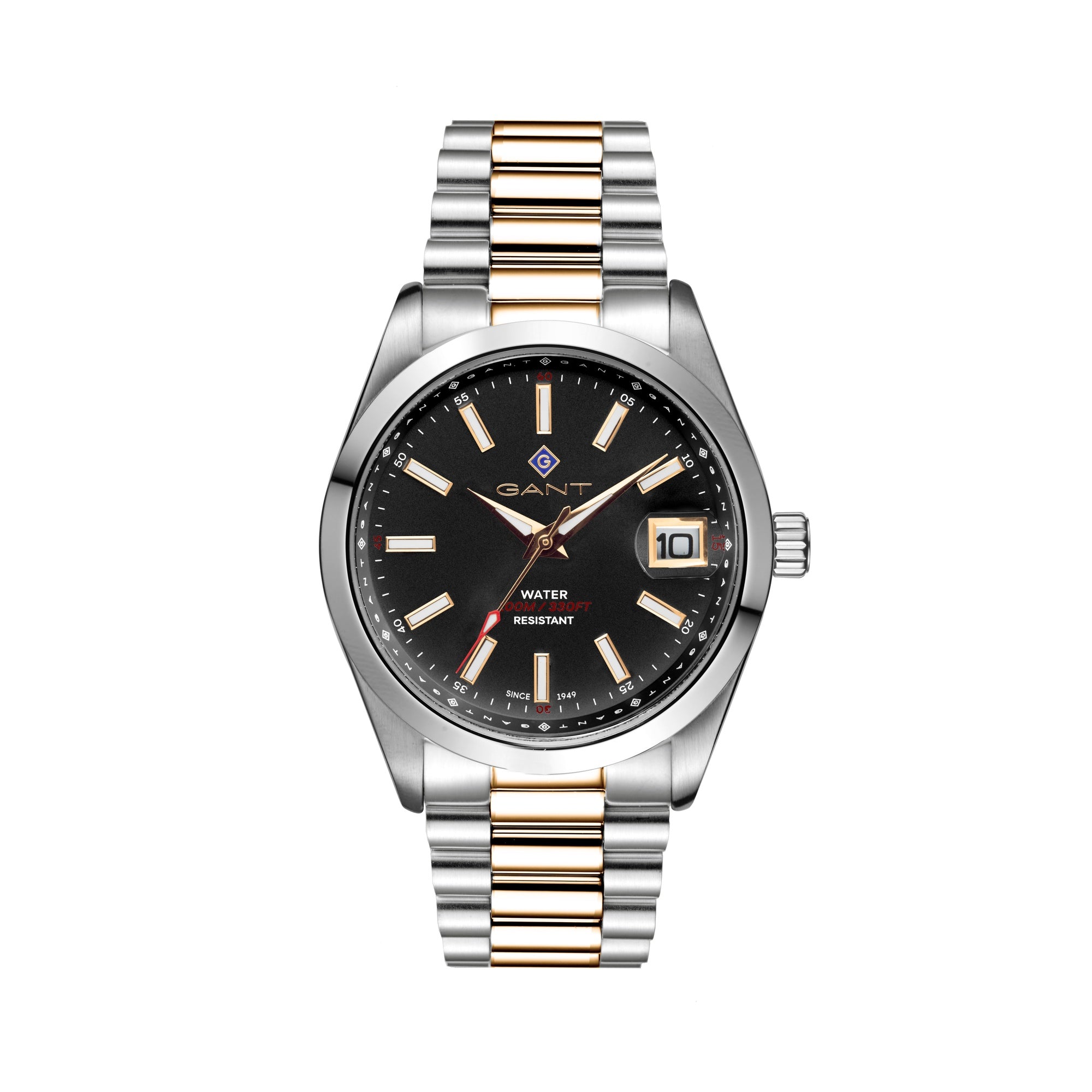 Eastham, 42mm, silbergold/schwarz