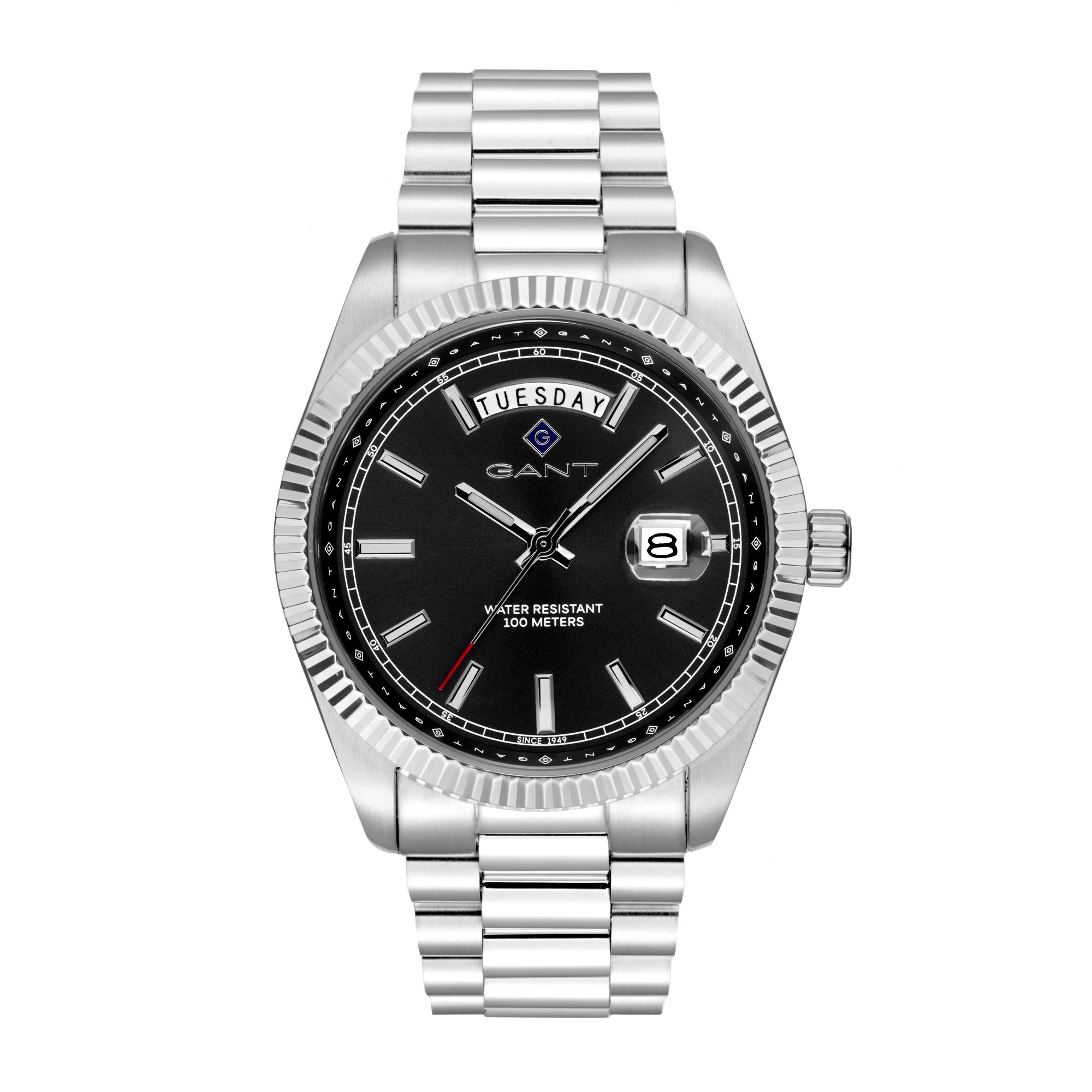 Fairfax, 41mm, silber/schwarz