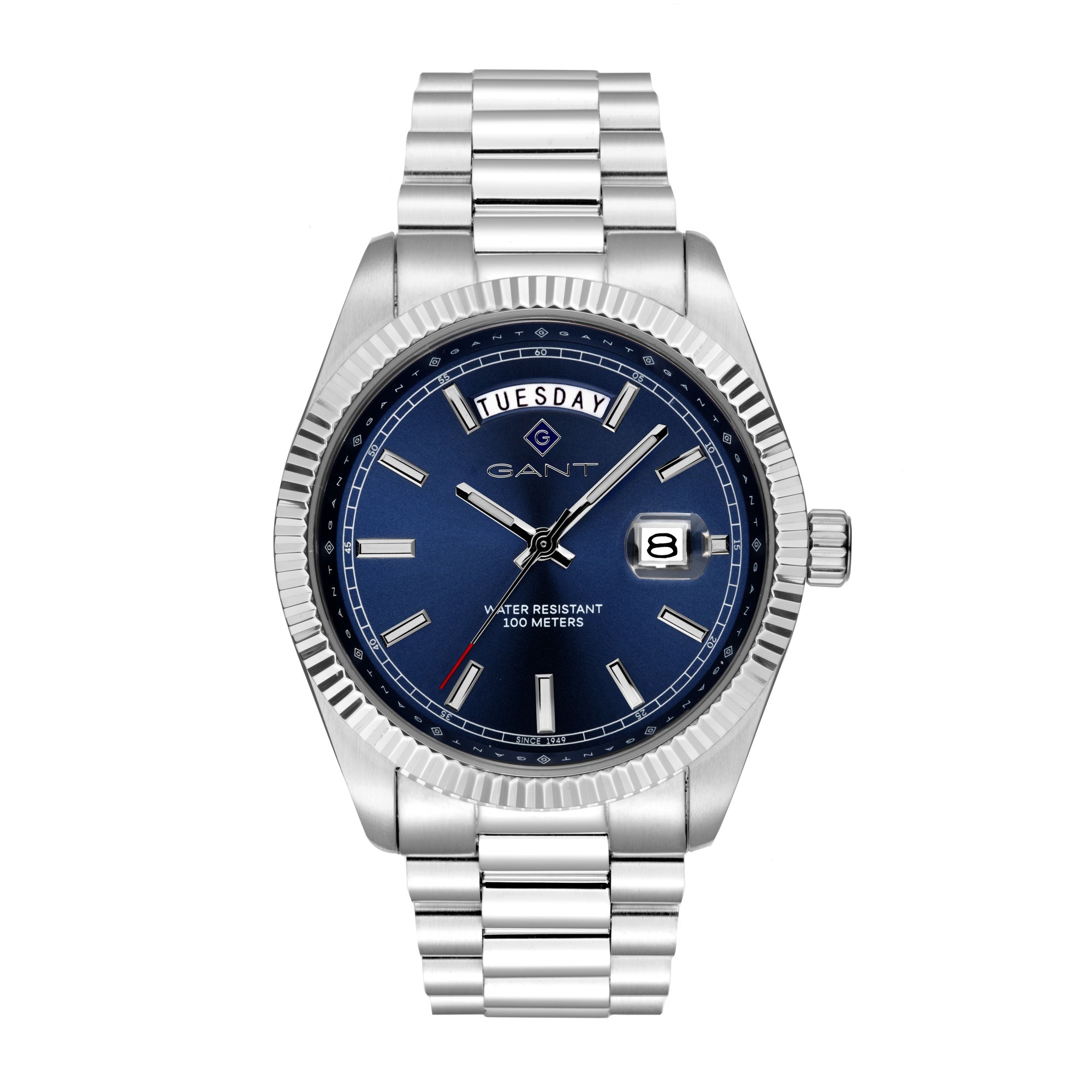 Fairfax, 41mm, silber/blau