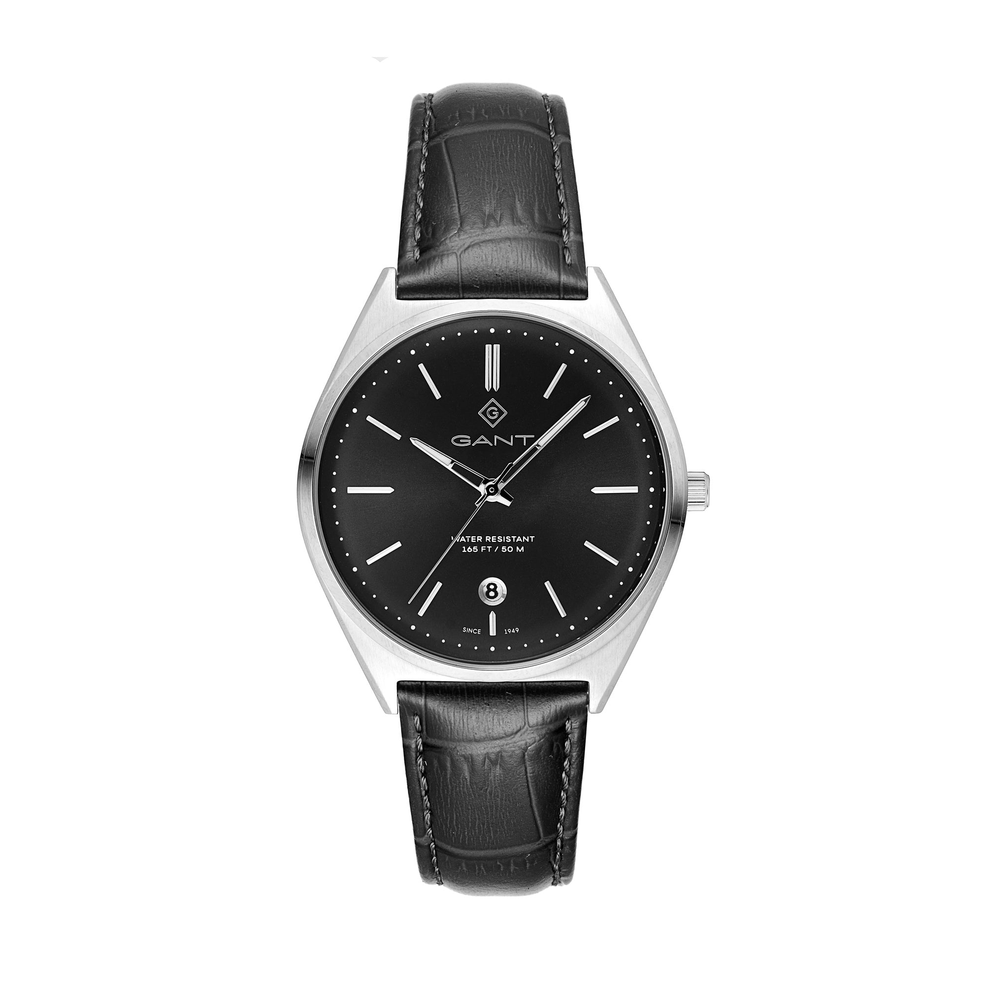 Abington, 41mm, schwarz/schwarz