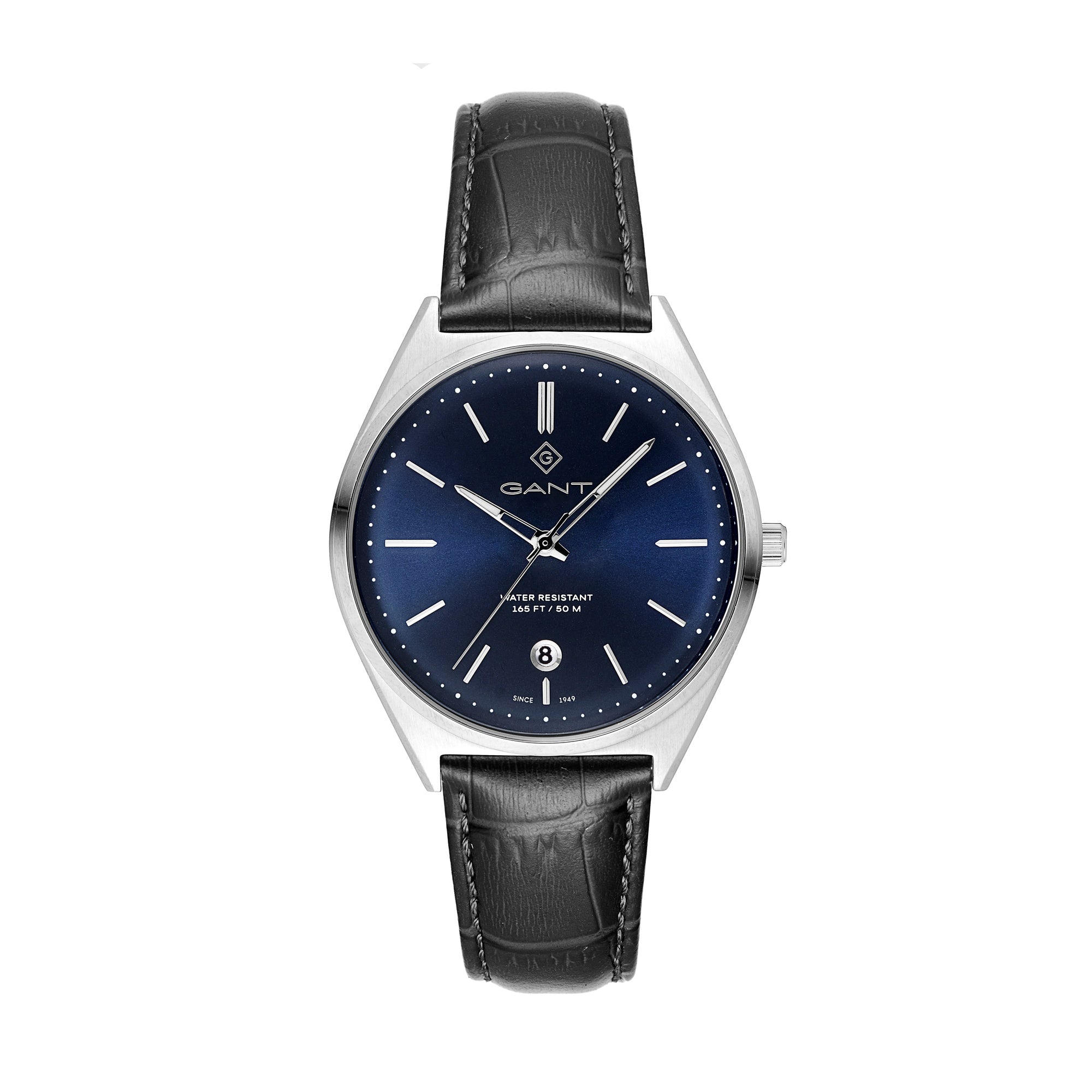 Abington, 41mm, schwarz/blau