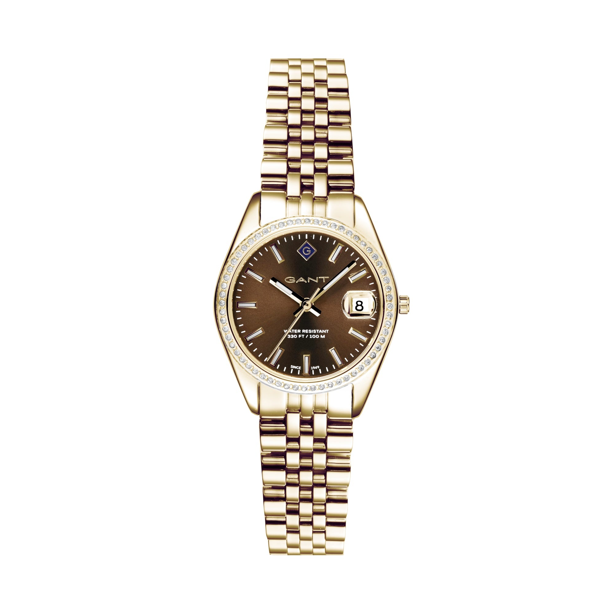 Sussex Mini Bijou-IPG, 28mm, gold/braun