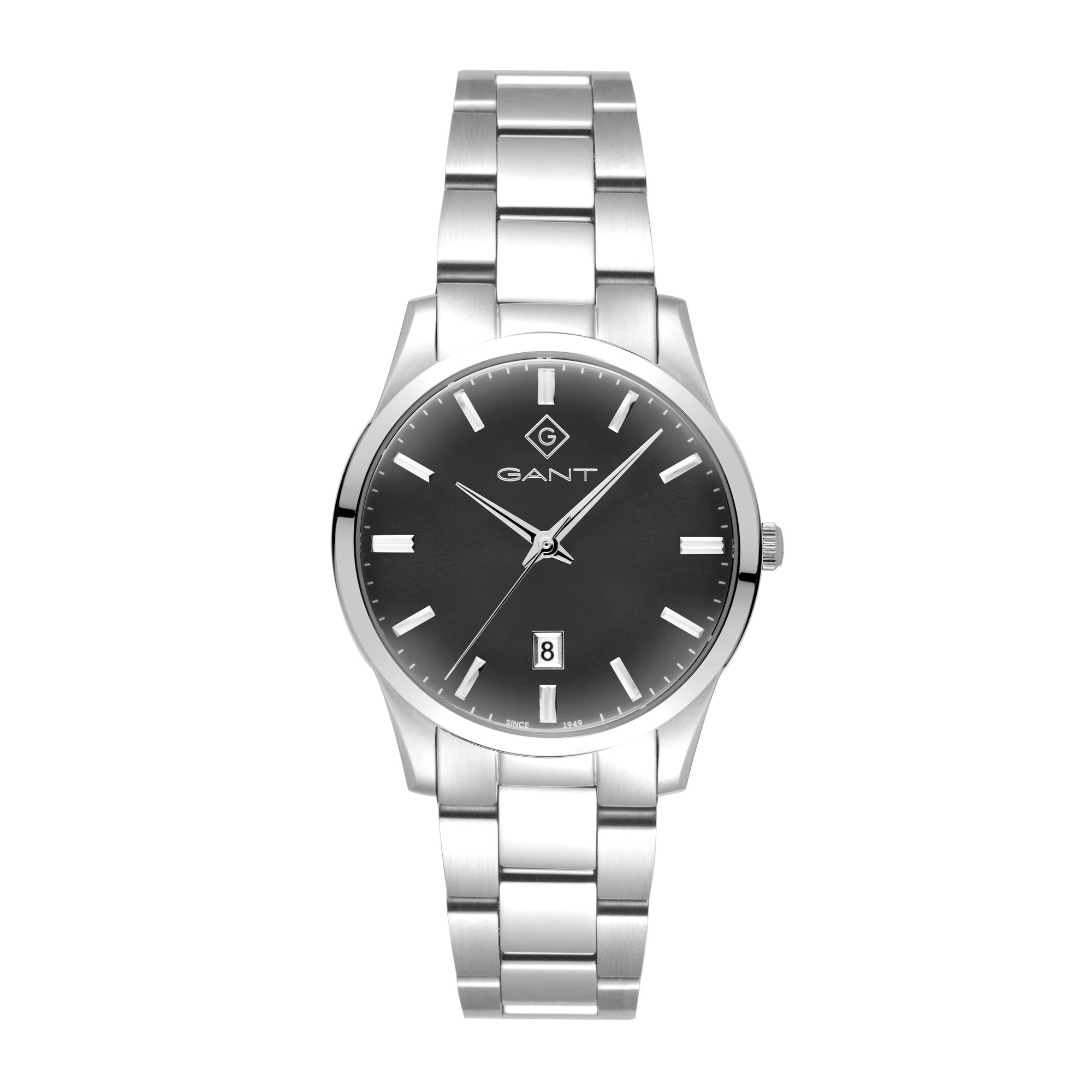 Taunton, 39mm, silber/grau